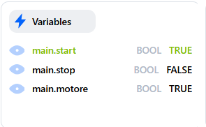 Start forzato a TRUE e motore a TRUE